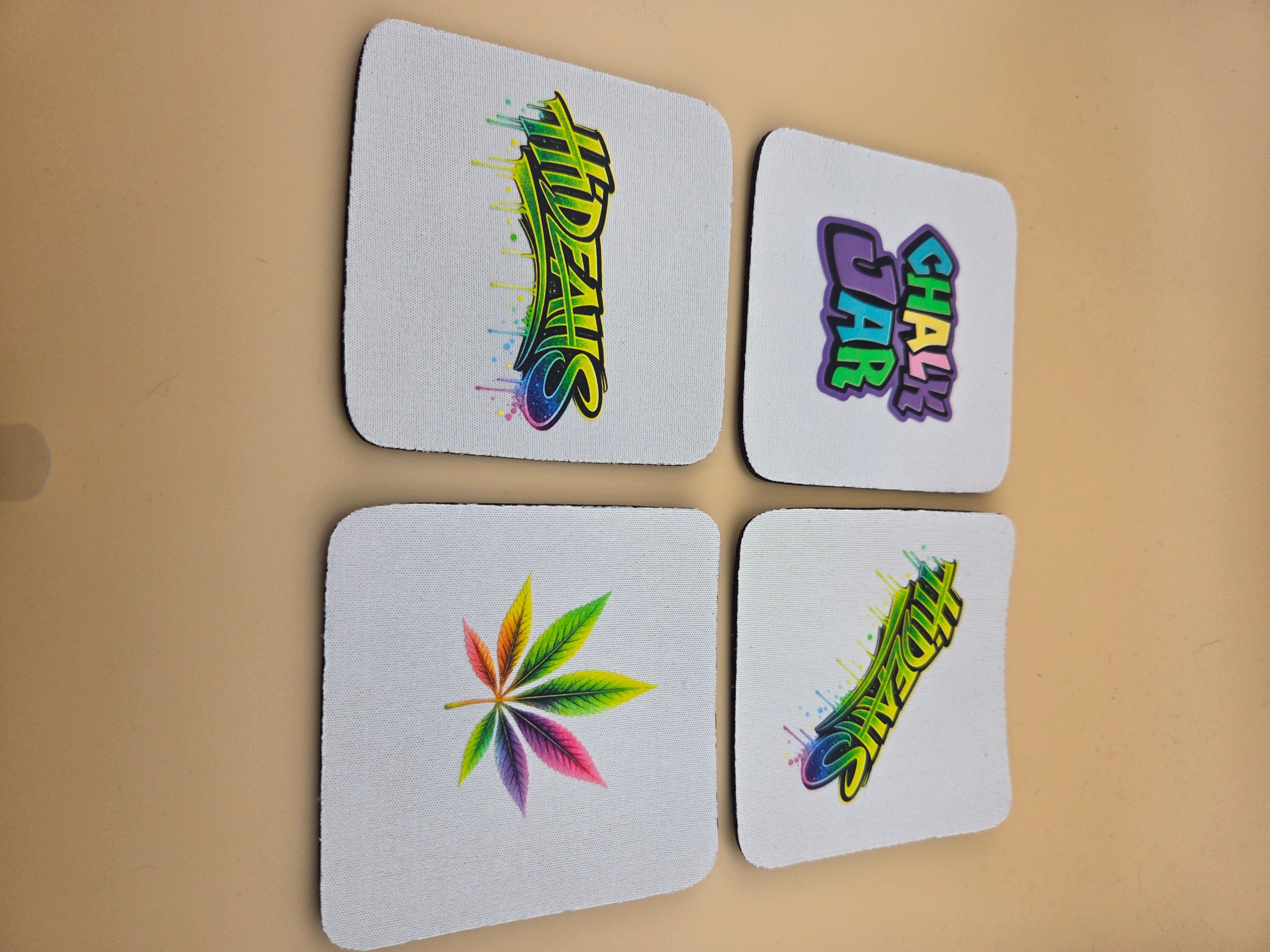 Branded Coasters 4 pack