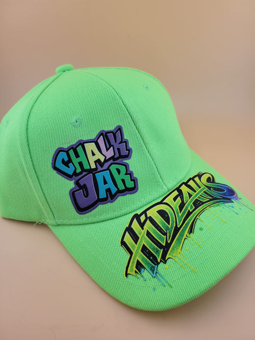 Branded Baseball cap light green