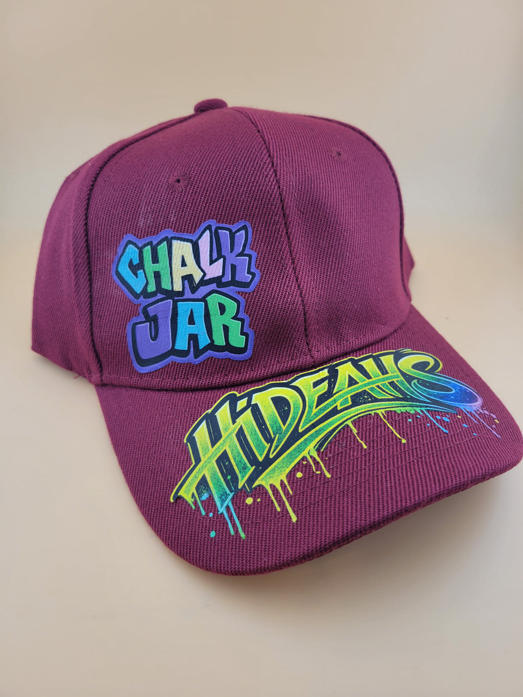 Branded Baseball Cap Dark Red/maroon