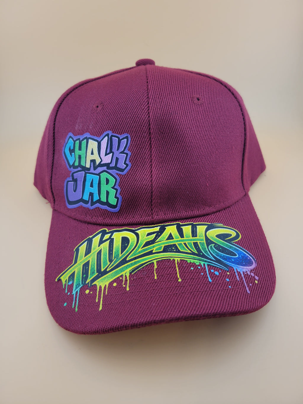 Branded Baseball Cap Dark Red/maroon