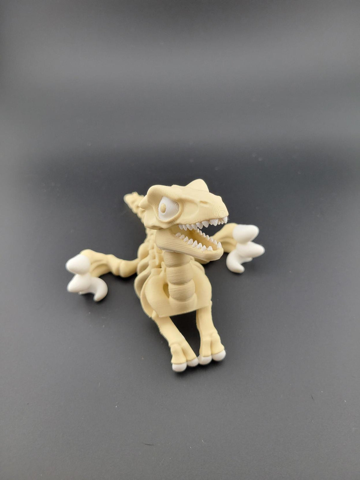 Articuated Skeletal Raptor 3d print fidget toy