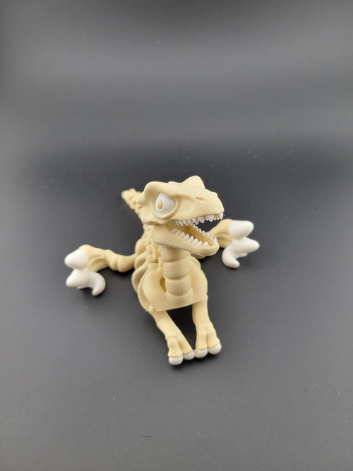 Articuated Skeletal Raptor 3d print fidget toy