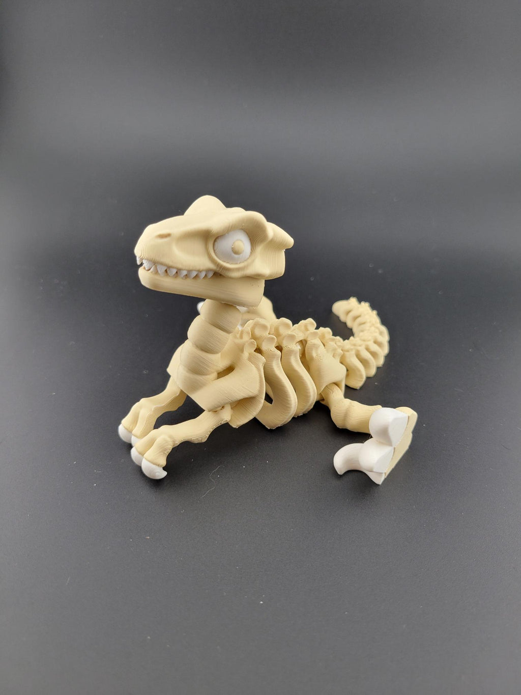 Articuated Skeletal Raptor 3d print fidget toy