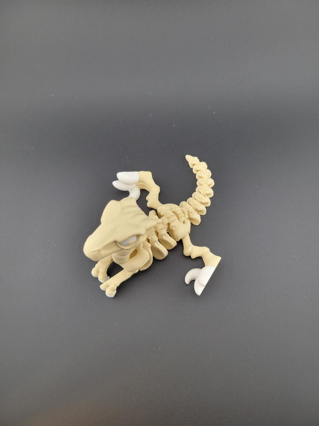 Articuated Skeletal Raptor 3d print fidget toy