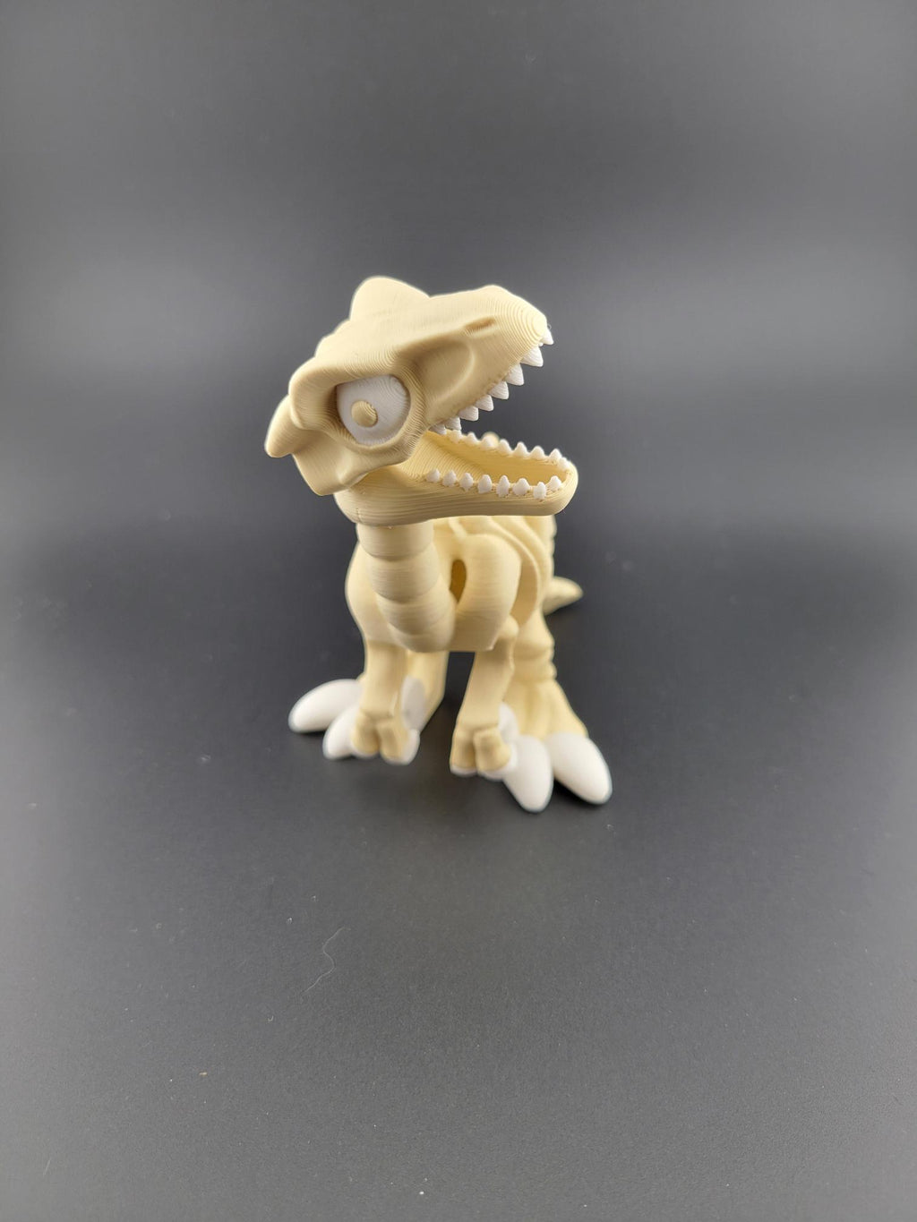 Articuated Skeletal Raptor 3d print fidget toy